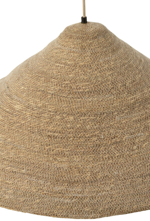 J-Line hanglamp Hoed Moonj - gras - naturel - large