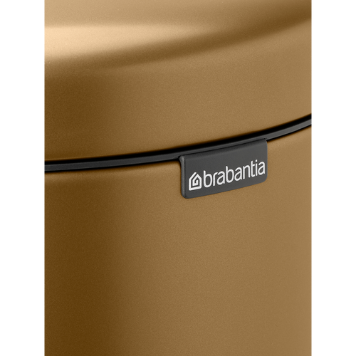 NewIcon pedaalemmer 30 liter met kunststof binnenemmer - Warm Brass - vtwonen shop