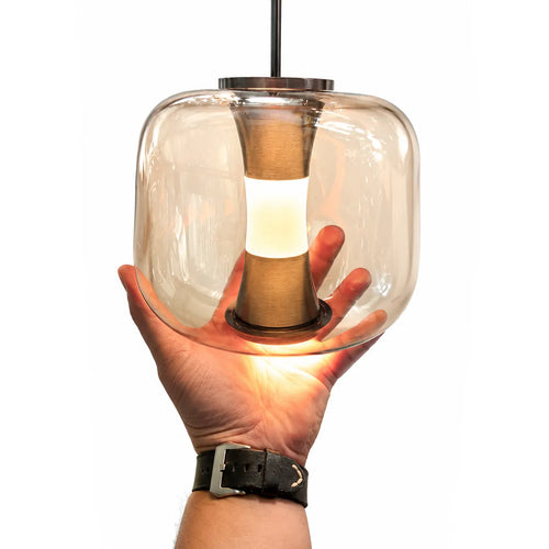 Freelight hanglamp Rosa - 1 lichts - 21  x 180   cm - rosé goud