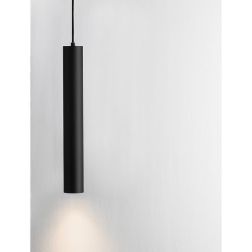 Nova Luce AMI Slanke hanglamp voor aan het plafond, zandkleurig zwart, GU10 fitting, 1x10W