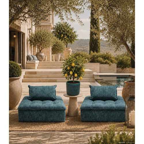 Kare Design Vaas Cali blauwgroen 39cm