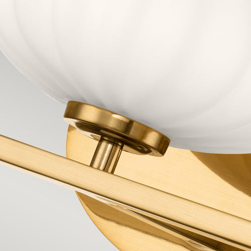 Elstead Kichler Pim Badkamer Wandlamp Vos Goud, 3000K, IP44