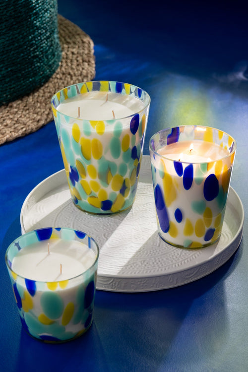 J-Line geurkaars Noa - blauw/geel - small - 50U