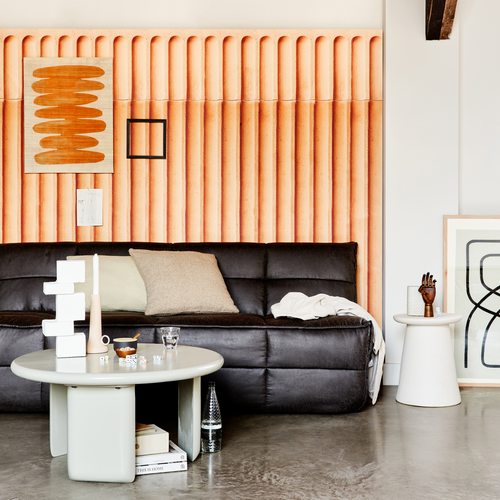 vtwonen bijzettafel Button - Keramiek - Wit - 45x35x35 - vtwonen shop