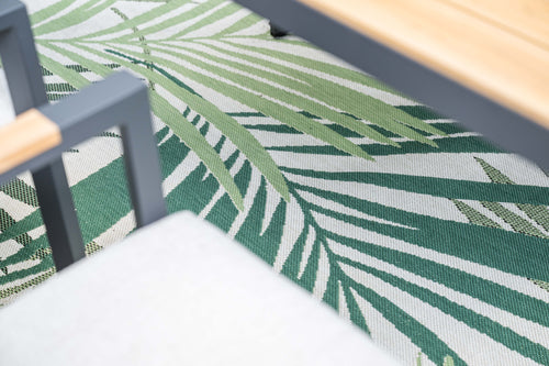 Felini dining fauteuil - carbon black -  valley sand - light teaklook - vtwonen shop