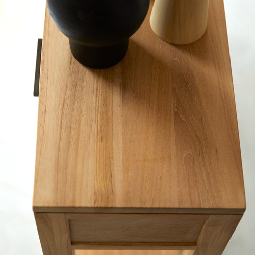 Tikamoon Maë - Teakhouten bijzettafel - Naturel - vtwonen shop