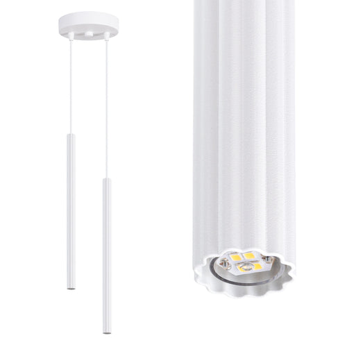 Sollux Lighting Hanglamp ARCHE 2P wit - 15x15x118cm