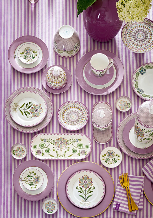 Pip Studio - Schalen - Lily & Lotus - Tiles - Lila - 15 cm - Set van 6