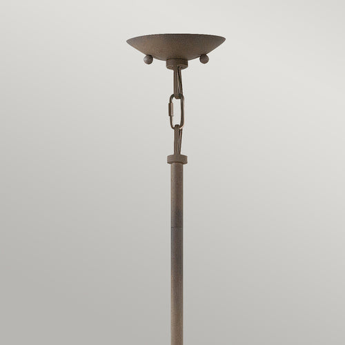 Elstead Carson - 5-lichts hanglamp voor buiten in ijzer IP44, E14