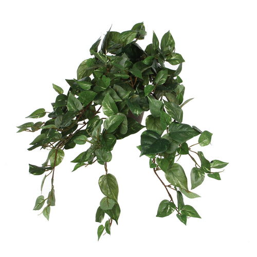Mica Decorations Scindapsus Kunst Hangplant in Bloempot Stan - H45 x Ø25 cm - Groen - vtwonen shop