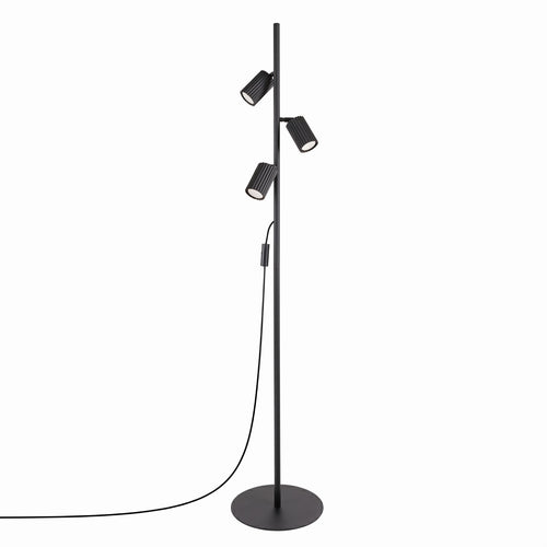 Sollux Lighting Vloerlamp KARBON 3 zwart - 30x30x155cm