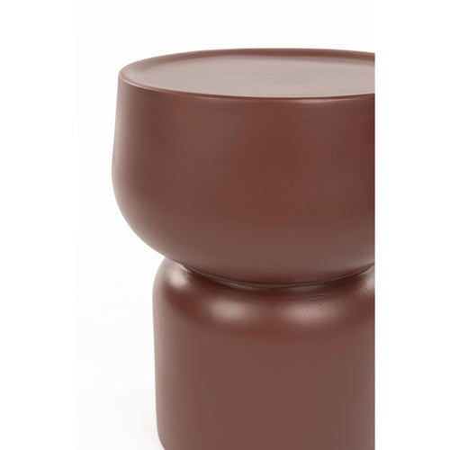 Housecraft Living Eline Bijzettafel Rond 30 cm Terracotta