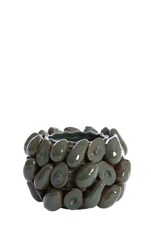 Light & Living vaas AVOCADO - Ø31.5x23cm - bruin - vtwonen shop