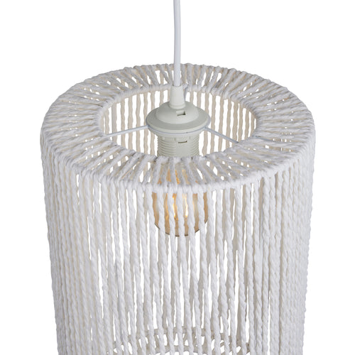 Lighto | Hanglamp Rotan Wit Ø28 cm | Aurum - vtwonen shop