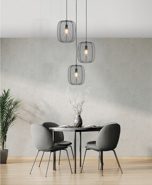 EGLO hanglamp Derwen - zwart