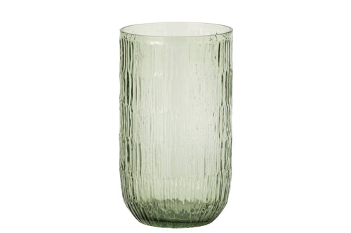 J-Line vaas - glas - groen