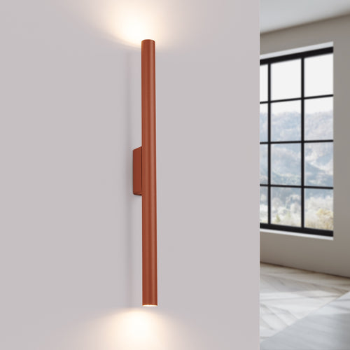 Sollux Lighting Wandlamp PASTELO 2 rood oker - 2,5x5x50cm