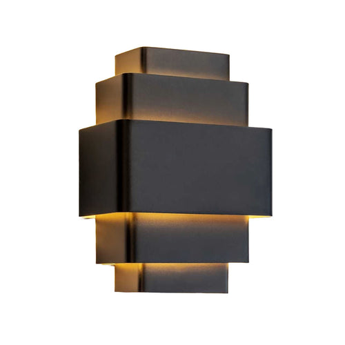 Artdelight wandlamp Layers - 3 lichts - 12  x 28   cm - zwart goud - vtwonen shop