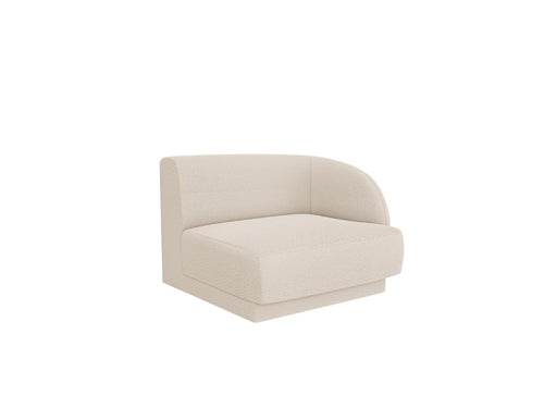 Micadoni rechter module Miley boucle beige - 90x90x70cm