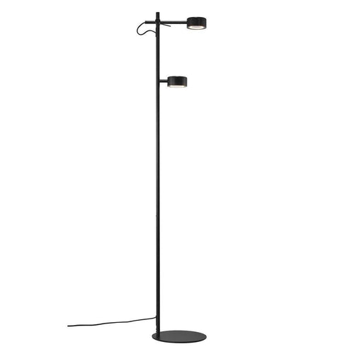 Nordlux vloerlamp Clyde - 2 lichts - 26.5  x 138   cm - zwart - vtwonen shop