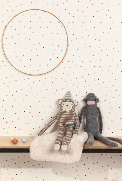 Masureel behang geometrische vormen wit - 53 cm x 10.05 m - 631875