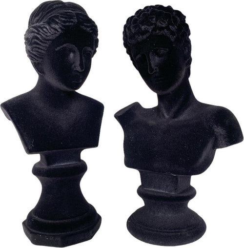FurniLux Decoratie item Eve zwart - 11x9x25cm