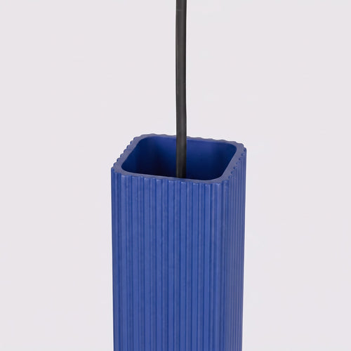 Sollux Lighting Hanglamp RAYO 3P ultramarijn - 20x20x108cm