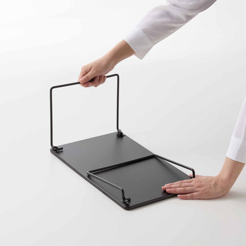 Yamazaki Tower Stapelbaar rek inklapbaar M - Zwart