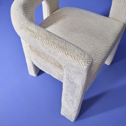Signature - TAPISSIER Fauteuil - Ecru - 53x63x72 cm