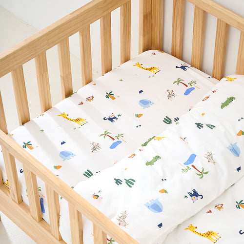 Petite Amélie Dekbedovertrekset – 140x200 cm – 100% Biologisch Katoen - Safari - vtwonen shop