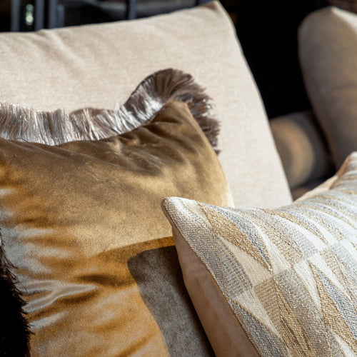 Hoii sierkussen Jeanette - 45x45 cm - Effen kleur - Bruin - vtwonen shop