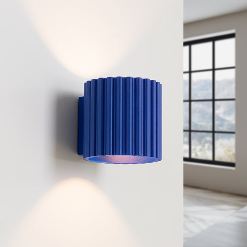 Sollux Lighting Wandlamp AURA ultramarijn G9 - 10x12x10cm
