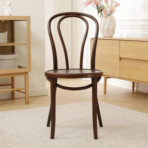 Fameg Vienna Thonet No.18 Houten Bistrostoel Walnoot - vtwonen shop