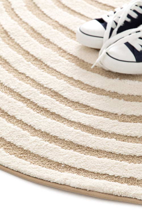 AFK Living vloerkleed Aeon - reliëfeffect - beige - 160 x 230 cm - vtwonen shop