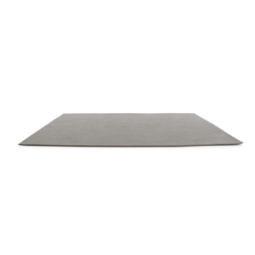 Bonbistro - Placemat 43x30cm lederlook grijs Layer - Set van 4
