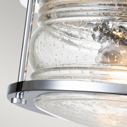 Elstead Kichler Ashland Badkamer Plafondlamp Gepolijst Chroom, IP44