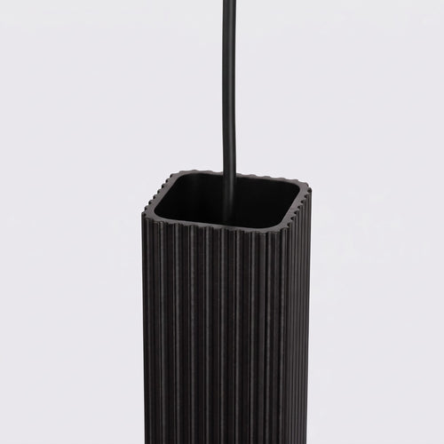 Sollux Lighting Hanglamp RAYO 3P zwart - 20x20x108cm