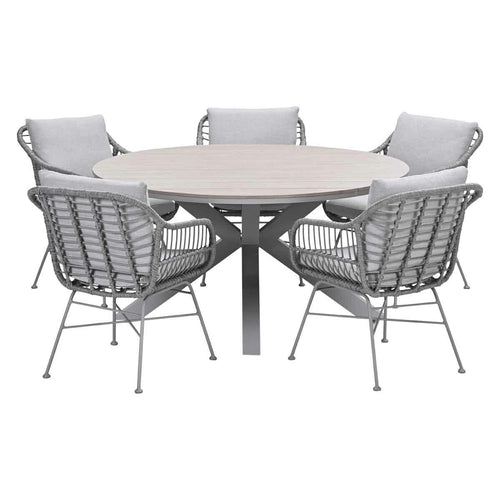 Garden Impressions tuinset Lucas - Tulli - valley sand - Ø148x75 cm - 6-delig - vtwonen shop