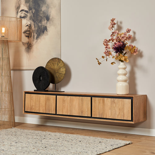 Starfurn  tv meubel RichWood - bruin - 35x160x30cm