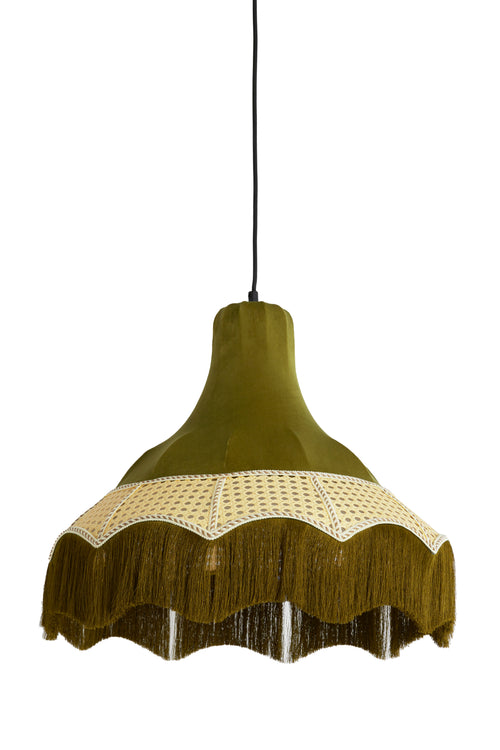 Light & Living hanglamp MIZIA - groen - Ø50x44.5cm - vtwonen shop