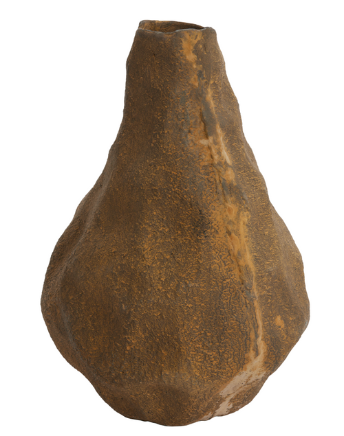 Light & Living vaas MARZOKU - 27.5x25x33.5cm - bruin