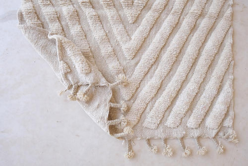 AFK Living vloerkleed Berber - handgemaakt - Wol - 125 x 157 cm - vtwonen shop