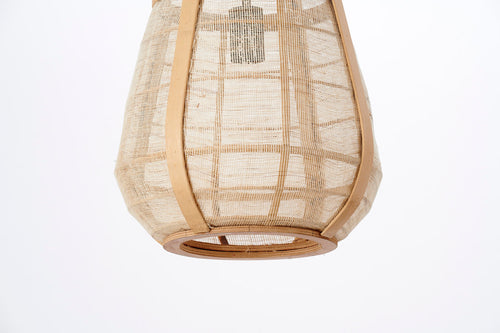 Light & Living hanglamp  - bruin - 32x32x44 cm