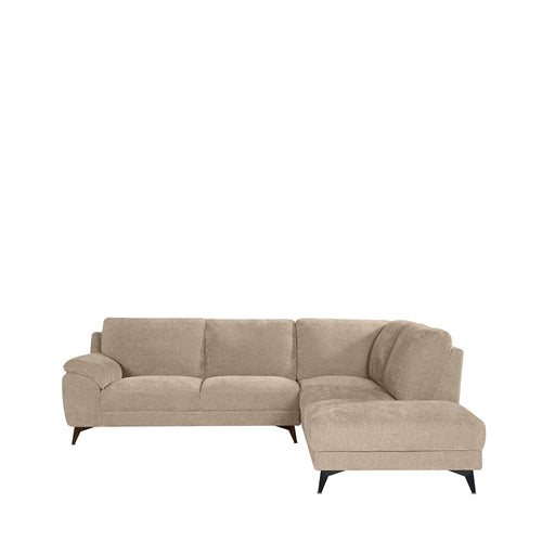 LABEL51 Hoekbank Santino Rechts - Beige Stof - 94x215x85cm - vtwonen shop