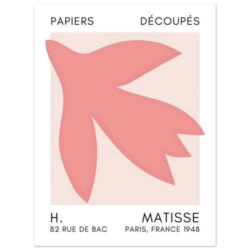 Artfulprints  Matisse – Shapes in the air taupe   poster 30x40 cm - vtwonen shop