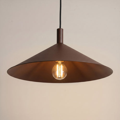 Sollux Lighting Hanglamp NOX 40 bruin - 40x40x135cm