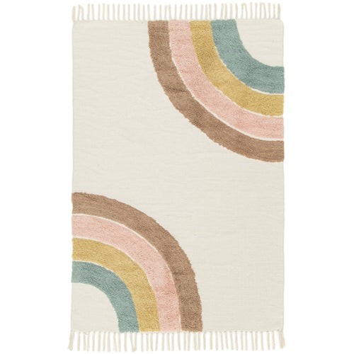 AFK Living vloerkleed Rainbow - voor kinderen - Katoen - 120 x 170 cm
