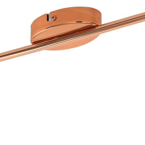 EGLO spot Zapata - 2 lichts - koper - wit - vtwonen shop