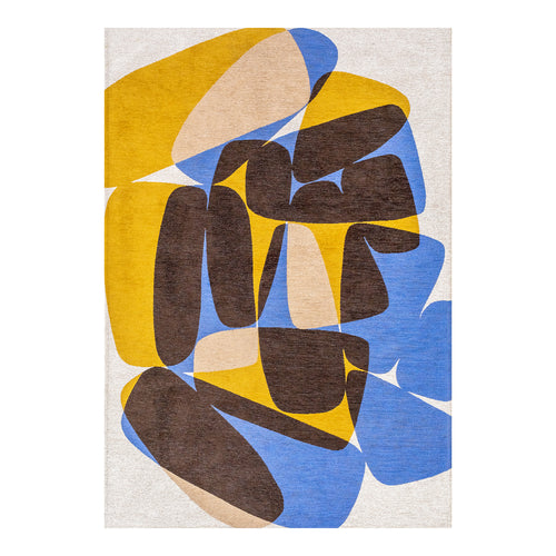 Louis De Poortere vloerkleed Sunny Blue - blauw - 200x280cm