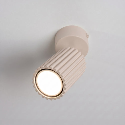 Sollux Lighting Plafondlamp KARBON 1 taupe - 7x7x18cm